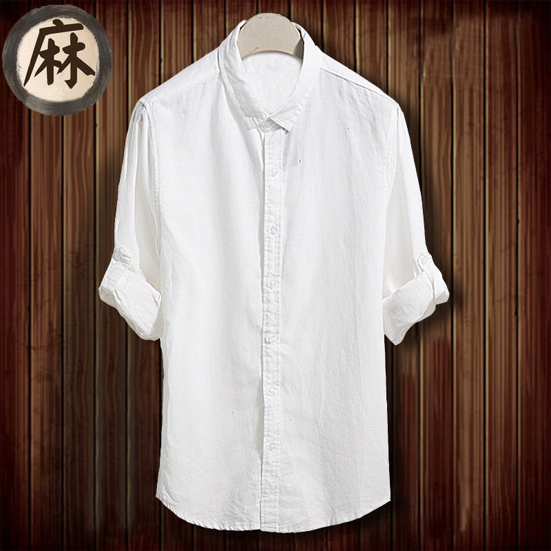 2021 New White Linen Men Spring Autumn Fashion Long Sleeve Solid Slim Fit Camisa Masculina Casual Male Hawaiian Shirts 8s49
2021 New White Linen Men Spring Autumn Fashion Long Sleeve Solid Slim Fit Camisa Masculina Casual Male Hawaiian Shirts 8s49