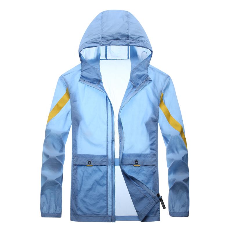 Summer Men Jackets Hooded Casual Solid Striped Coats Male Hip Hop Streetwear Baseball Bomber Jacket thin Prevent bask in coat, White
Summer Men Jackets Hooded Casual Solid Striped Coats Male Hip Hop Streetwear Baseball Bomber Jacket thin Prevent bask in coat, White
