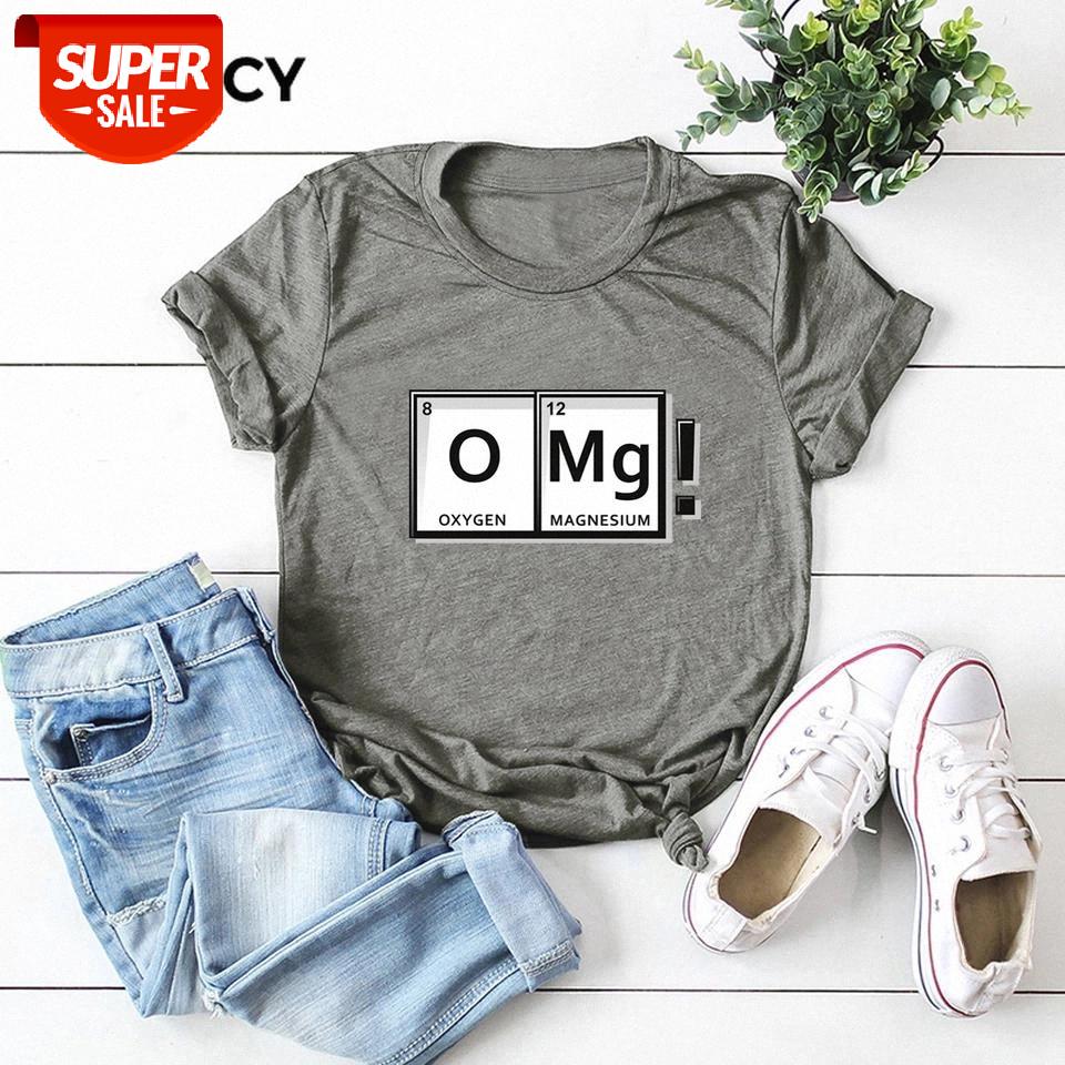 JFUNCY OMG Fun Chemistry Element Periodic Table Graphic Woman Tee Tops 100% Cotton Summer Female T-shirt Plus Size Women Shirts #sr5T, White
JFUNCY OMG Fun Chemistry Element Periodic Table Graphic Woman Tee Tops 100% Cotton Summer Female T-shirt Plus Size Women Shirts #sr5T, White