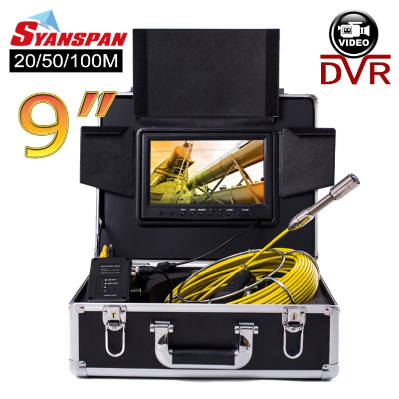 SYANSPAN 23MM 20/50/100M Pipe Inspection Video Camera, 8GB TF Card DVR IP68 Drain Sewer Pipeline Industrial Endoscope 9" Monitor
SYANSPAN 23MM 20/50/100M Pipe Inspection Video Camera, 8GB TF Card DVR IP68 Drain Sewer Pipeline Industrial Endoscope 9" Monitor
