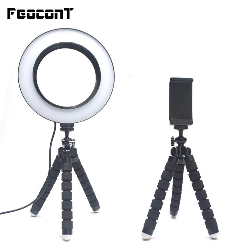 Ring Lamp 16cm Led Ring Light with Tripod for Smartphone Makeup Youtube TikTok Live Vider Dimmable Selfie Photography Lighting
Ring Lamp 16cm Led Ring Light with Tripod for Smartphone Makeup Youtube TikTok Live Vider Dimmable Selfie Photography Lighting