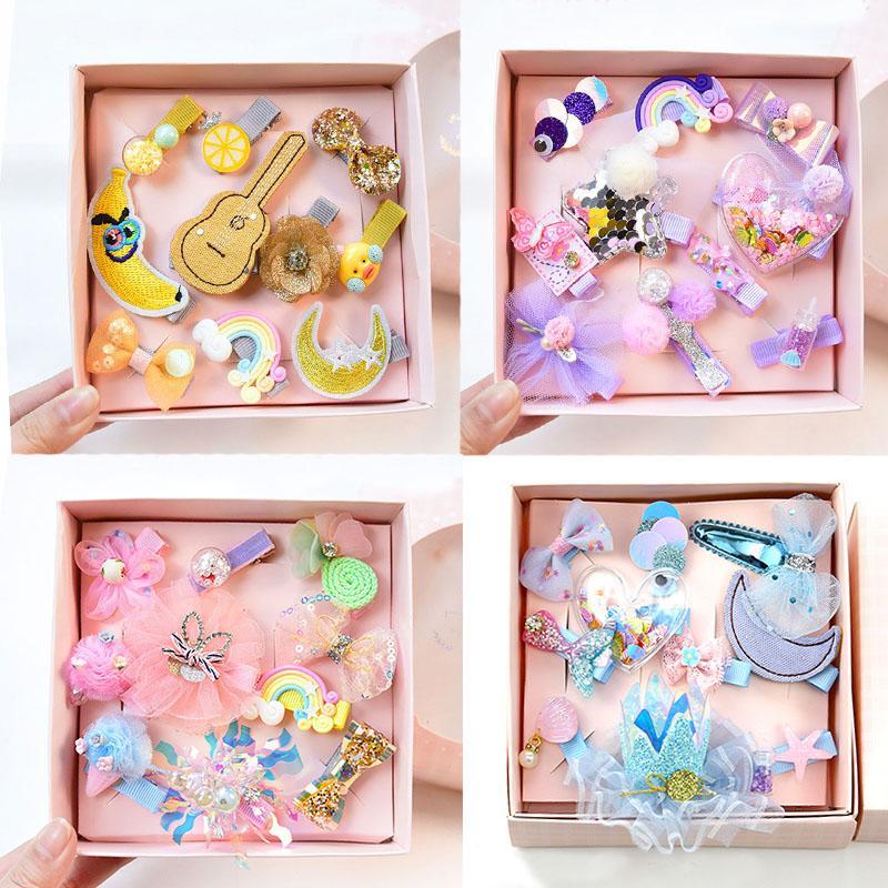 10pcs/set Gift Kids Bows Hair Clips For Girls Hair Accessories Lovely Cartoon Hairpins Headwear Princess Crown Flower Barrettes1, A box
10pcs/set Gift Kids Bows Hair Clips For Girls Hair Accessories Lovely Cartoon Hairpins Headwear Princess Crown Flower Barrettes1, A box