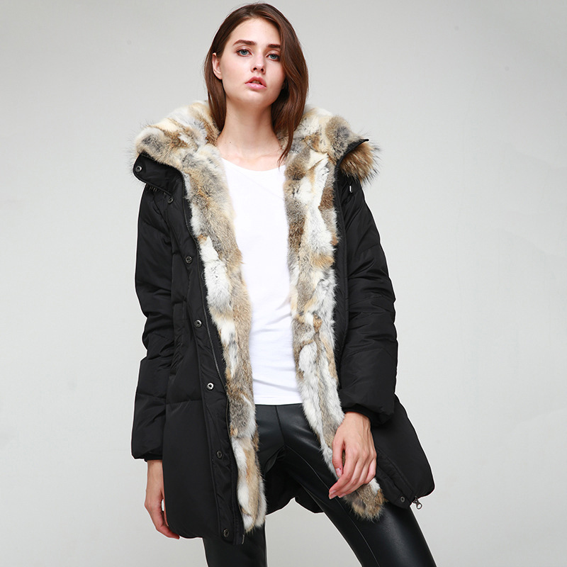 Mane Female Hooded Hair Thick Pocket Warm Winter Jacket Detachable Leather Fur Collar Xs-xxxl Size Hat 2167, Black
Mane Female Hooded Hair Thick Pocket Warm Winter Jacket Detachable Leather Fur Collar Xs-xxxl Size Hat 2167, Black