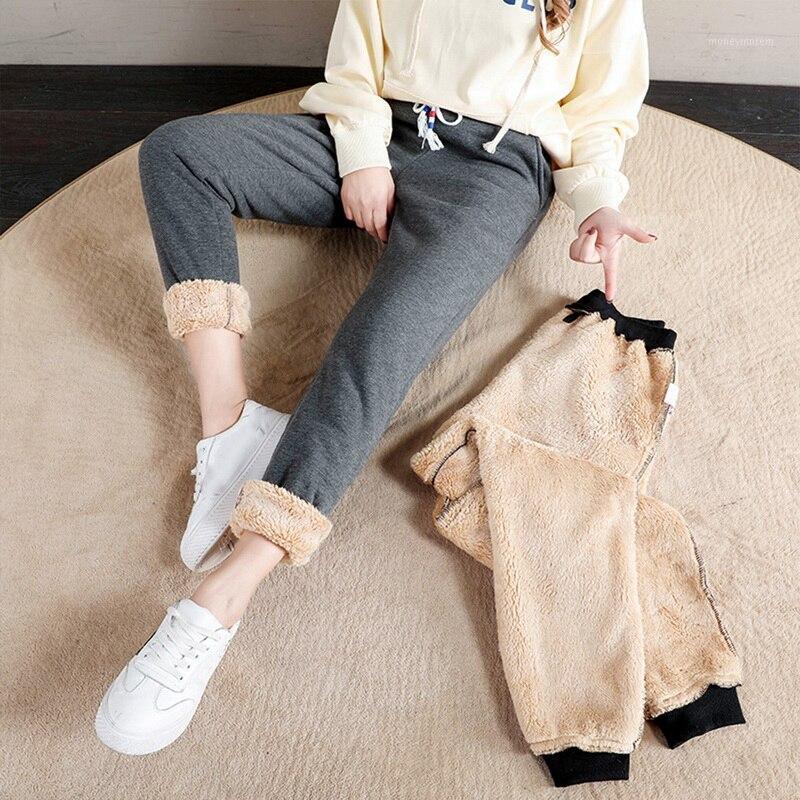 2020 Women Winter Thick Lambskin Cashmere Pants Warm Female Casual Cotton Pants Loose Harlan Long Trousers Plus Size 5XL1, Gray
2020 Women Winter Thick Lambskin Cashmere Pants Warm Female Casual Cotton Pants Loose Harlan Long Trousers Plus Size 5XL1, Gray