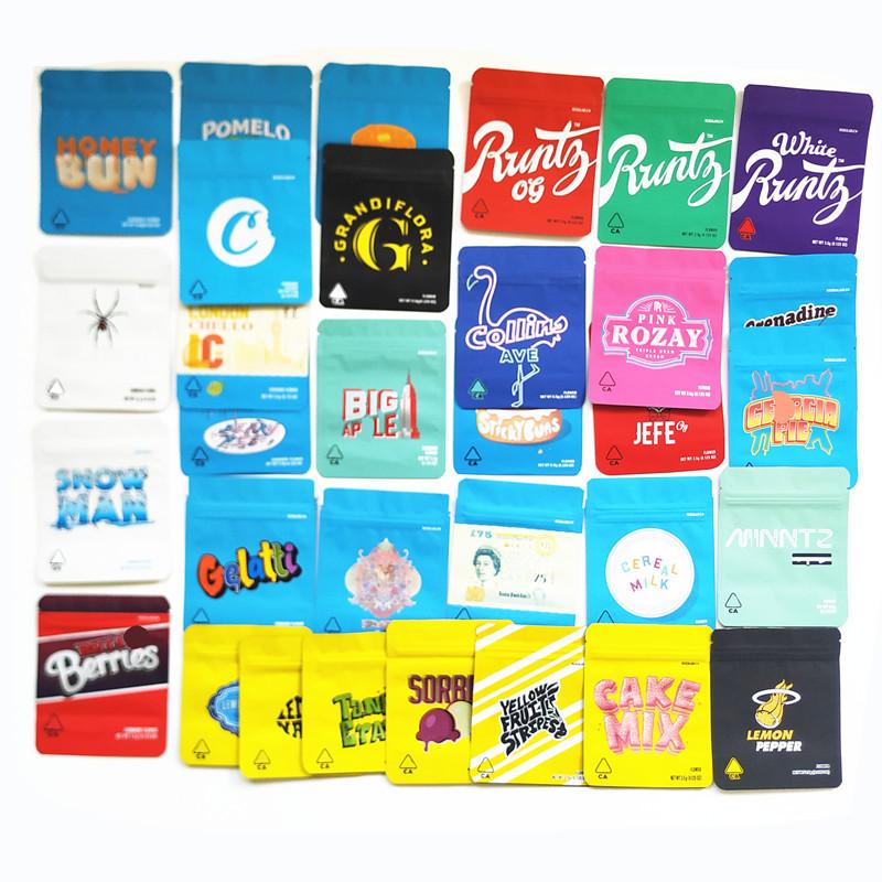 COOKIES California SF 8th 3.5g Mylar Childproof Bags 420 Packaging Gelatti Cereal Milk Gary Payton Cookies Bag size 3.5g-1/8 Bags от DHgate WW