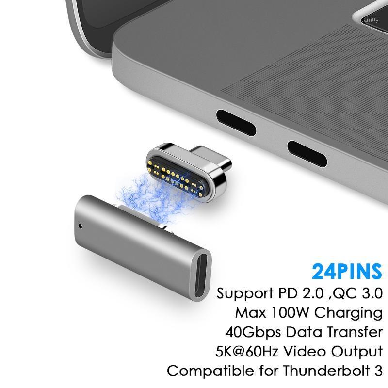 24pin Compatible for Thunderbolt 3 Magnetic Adapter 40Gbps Data,5K Video,100W and 20V/5A Charge for Pro/Air&USB-C Device1
24pin Compatible for Thunderbolt 3 Magnetic Adapter 40Gbps Data,5K Video,100W and 20V/5A Charge for Pro/Air&USB-C Device1