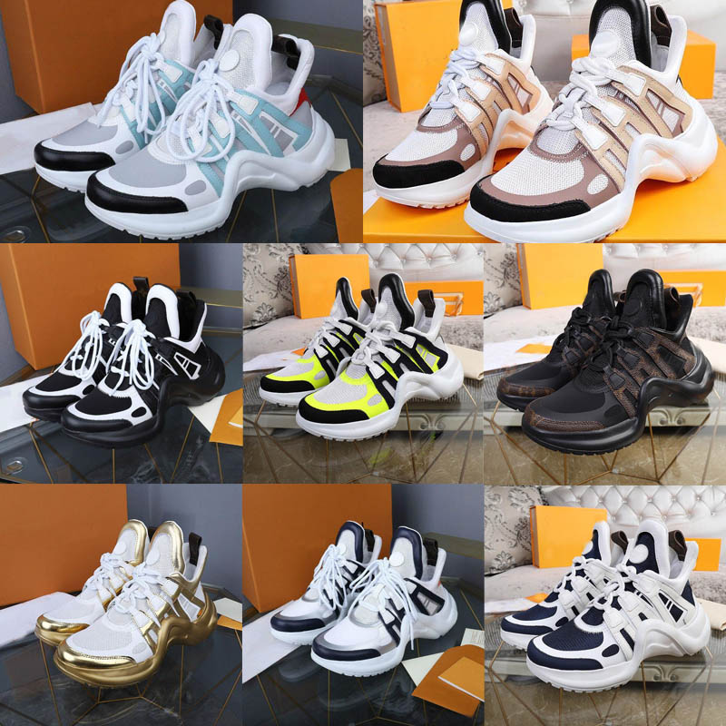 2021 Hot fashion designer casual dad shoes block archlight genuine Leather sneakers mesh Black breathable Bow high sole platform shoe 75a 23
2021 Hot fashion designer casual dad shoes block archlight genuine Leather sneakers mesh Black breathable Bow high sole platform shoe 75a 23