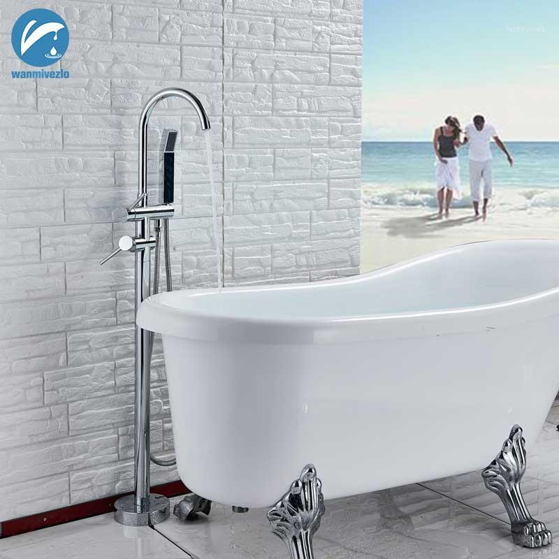 Chrome Polish Bathtub Shower Faucet Floor Standing Bath Tub Spout Shower Dual Handle Mixer Tap Bathroom Faucet Mixer Tap1
Chrome Polish Bathtub Shower Faucet Floor Standing Bath Tub Spout Shower Dual Handle Mixer Tap Bathroom Faucet Mixer Tap1