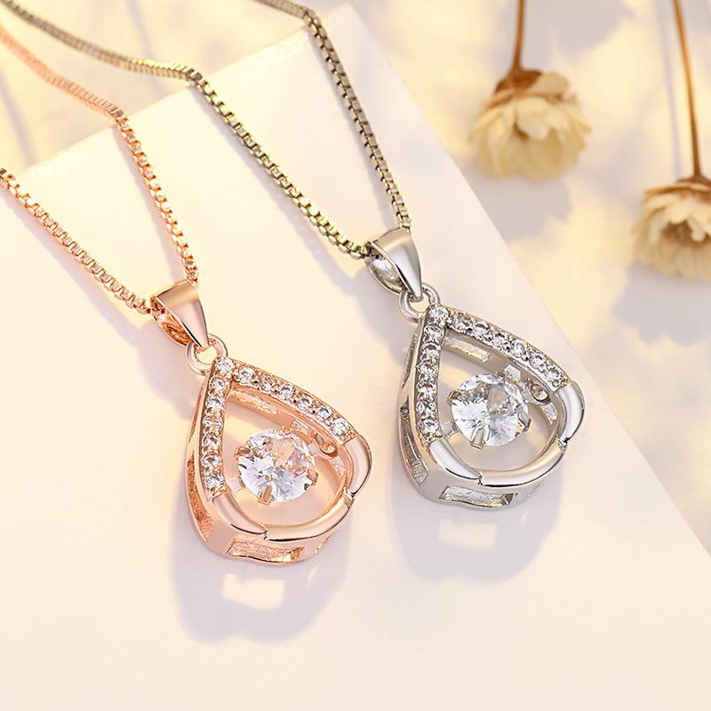 New Choker Necklace Jewelry Crystal Zircon Cone Shape Retro Pendant Necklace for Valentine's Day Present Jewelry
New Choker Necklace Jewelry Crystal Zircon Cone Shape Retro Pendant Necklace for Valentine's Day Present Jewelry