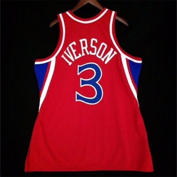 Custom 121 Youth women Vintage Allen Iverson Mitchell & Ness 96 97 College basketball Jersey Size S-4XL or custom any name or number jersey, Black
Custom 121 Youth women Vintage Allen Iverson Mitchell & Ness 96 97 College basketball Jersey Size S-4XL or custom any name or number jersey, Black