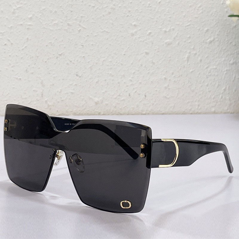 Square rimless sunglasses 5976 womens fashion luxury sunglasses big frame black lens spring travel vacation UV400 eye protection designer glasses with box
Square rimless sunglasses 5976 womens fashion luxury sunglasses big frame black lens spring travel vacation UV400 eye protection designer glasses with box