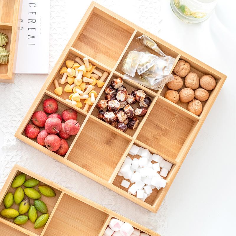 Bamboo Wood Creative Dried Fruit Box 2/3/4/6/9 Grids Nut Candy Container Divided Snack Dried Fruit Tray
Bamboo Wood Creative Dried Fruit Box 2/3/4/6/9 Grids Nut Candy Container Divided Snack Dried Fruit Tray