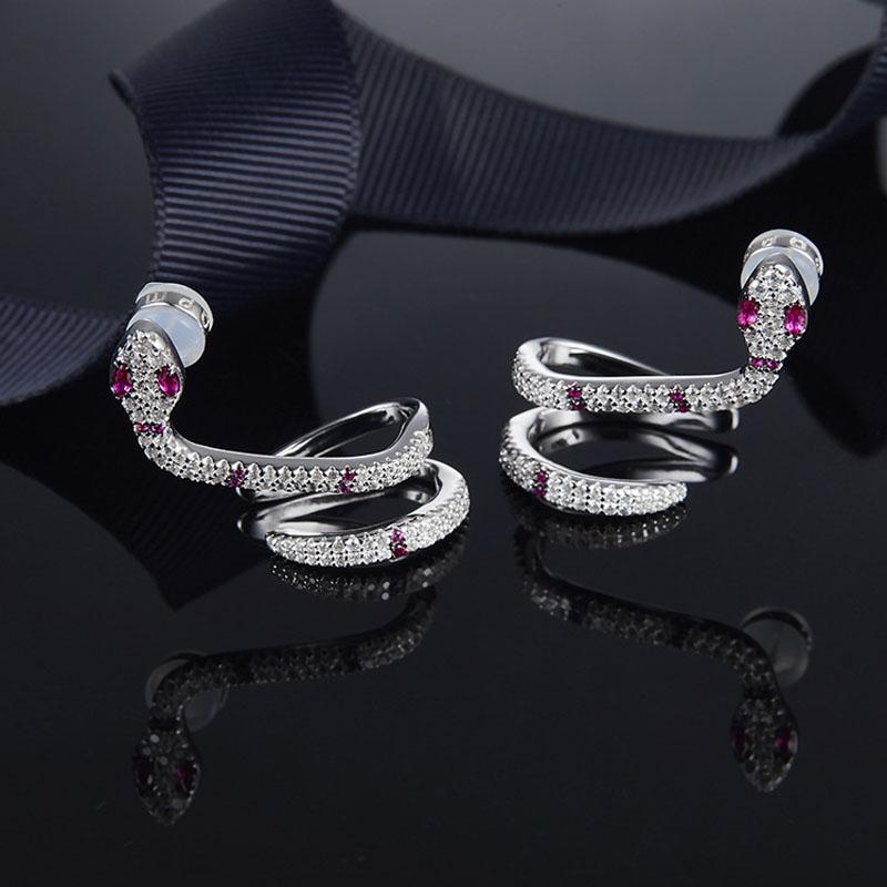 Dangle & Chandelier SLJELY Trendy 925 Sterling Silver Red Green Blue Eyes Snake Earrings Micro Zircon CZ For Women Girls Dinner Party Jewell
Dangle & Chandelier SLJELY Trendy 925 Sterling Silver Red Green Blue Eyes Snake Earrings Micro Zircon CZ For Women Girls Dinner Party Jewell