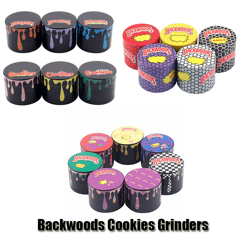 Backwoods Cookies Grinder Herb Metal Zinc Alloy Tobacco Herbal 4 Layers 40/50/55/63mm Diameter Grinders Smoking Accessories
Backwoods Cookies Grinder Herb Metal Zinc Alloy Tobacco Herbal 4 Layers 40/50/55/63mm Diameter Grinders Smoking Accessories