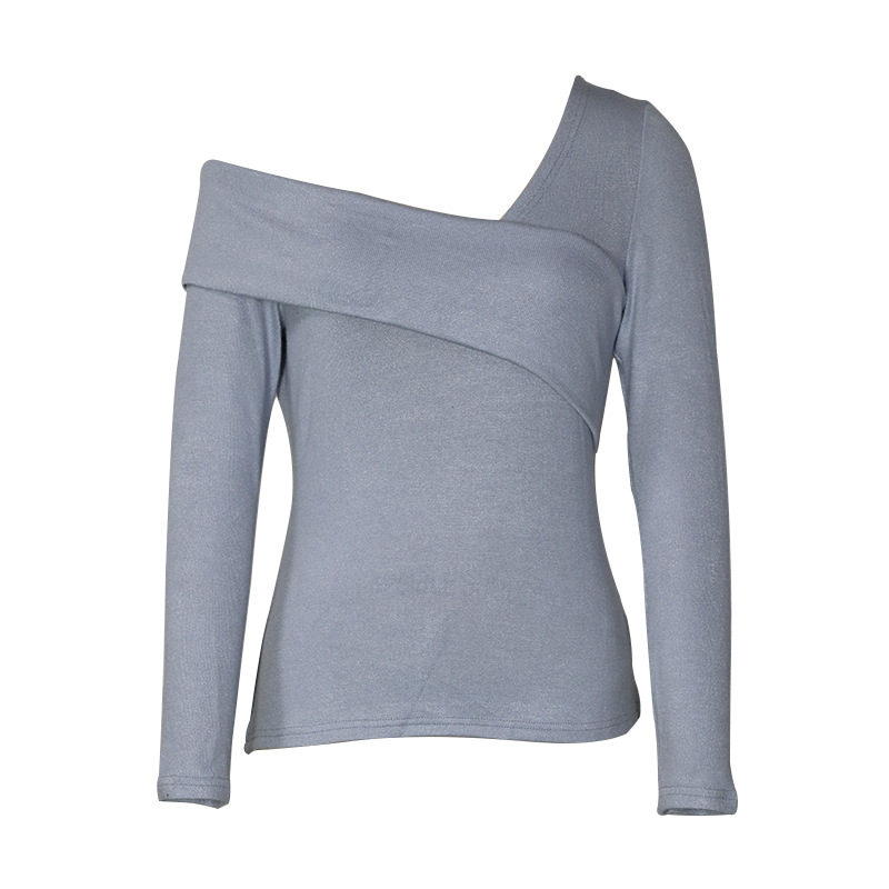 Women's Knitted Tees: Sexy V-Neck Long Sleeve Sweater Tops