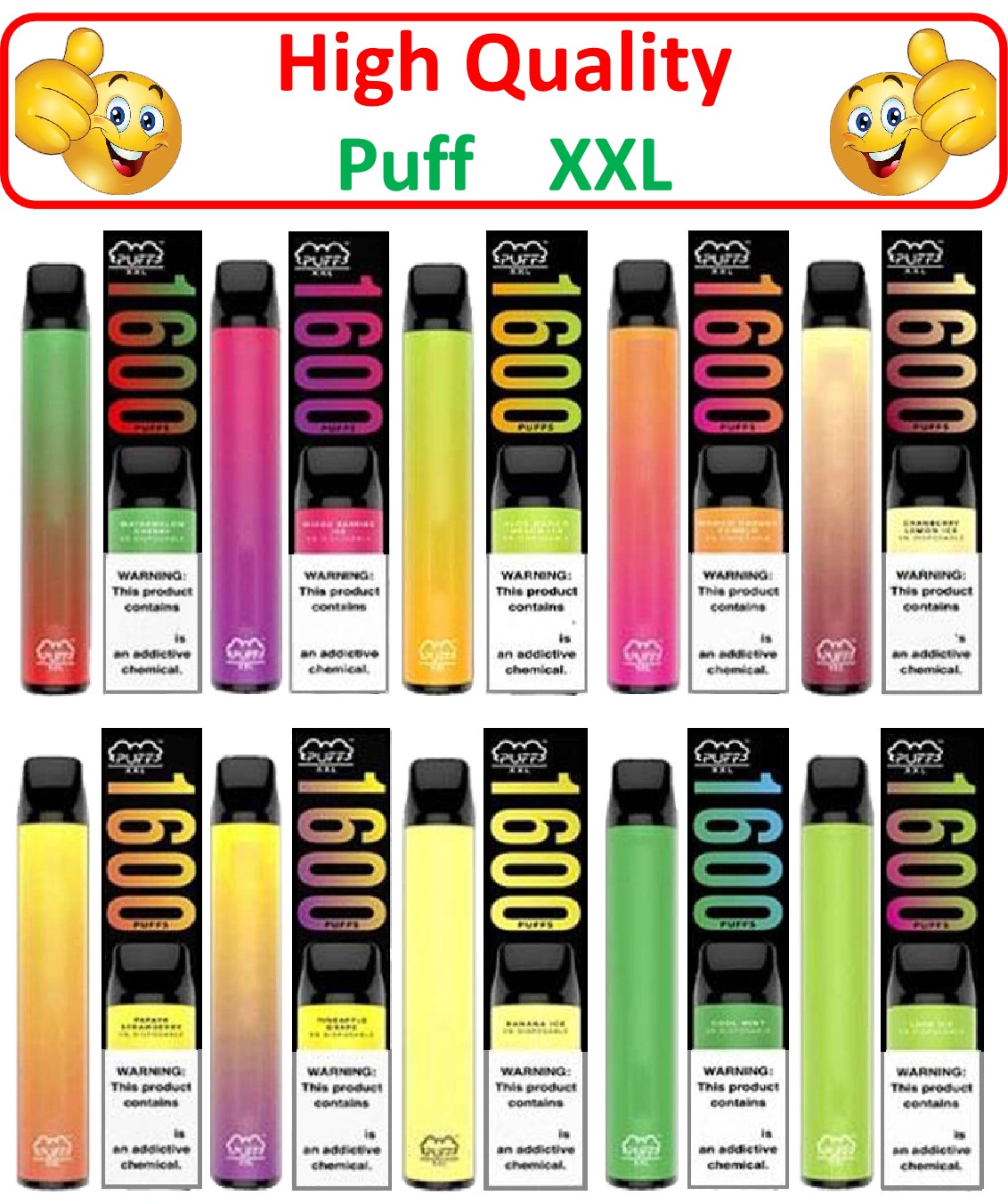 Disposable Vapes puffbar Puff XXL Empty Cartridge Pods Disaposable Mini E cigaratte Pod Factory Price Wholesale 1600Puffs
Disposable Vapes puffbar Puff XXL Empty Cartridge Pods Disaposable Mini E cigaratte Pod Factory Price Wholesale 1600Puffs