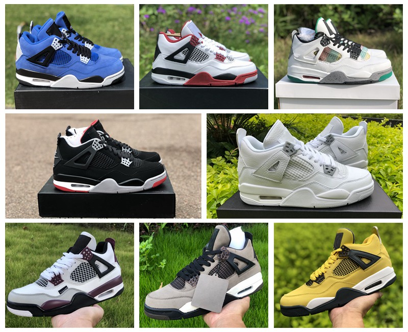 2020 new 4 4s Jumpman basketball shoes metallic purple red green bred OVO Splatter black what the men mens sport Sneakers size 40-46, #8
2020 new 4 4s Jumpman basketball shoes metallic purple red green bred OVO Splatter black what the men mens sport Sneakers size 40-46, #8