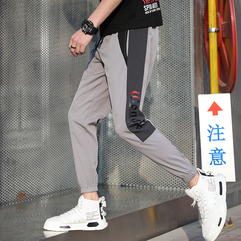 Fashion New Style Men Pant Trouser Spring Summer Splicing Overalls Casual Pocket Sport Work Trouser Pants High Quality Man Pant T200422