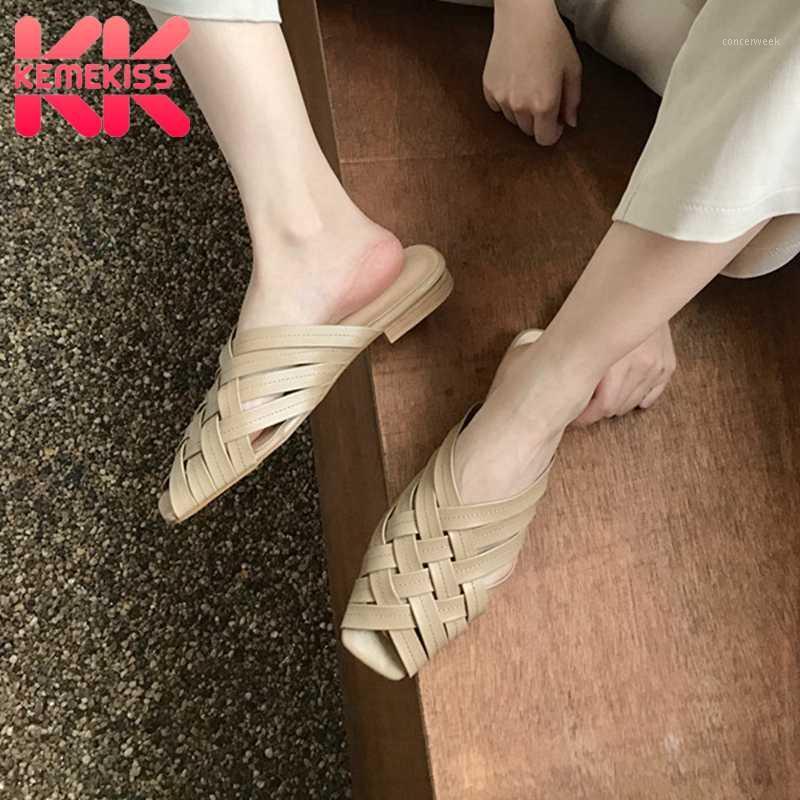KemeKiss 2020 New Fashion Sandals Open Toe Flat Heel Plaid Shoes Slippers Slip On Shoes Ladies Footwear Outdoor Size 35-391, Beige
KemeKiss 2020 New Fashion Sandals Open Toe Flat Heel Plaid Shoes Slippers Slip On Shoes Ladies Footwear Outdoor Size 35-391, Beige