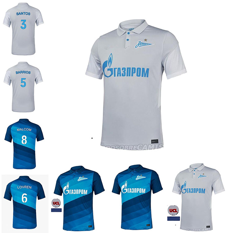 Thai FC Zenit Home Blue Soccer Jersey 20 21 Zenit 10 DZYUBA 7 AZMOUN Football Shirts 27 OZDOEV Football Uniforms, Home patch
Thai FC Zenit Home Blue Soccer Jersey 20 21 Zenit 10 DZYUBA 7 AZMOUN Football Shirts 27 OZDOEV Football Uniforms, Home patch