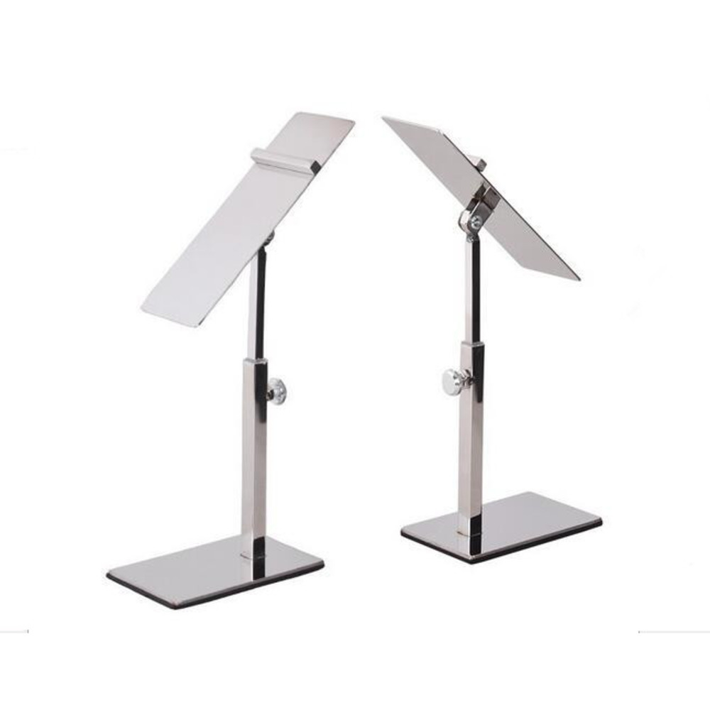 Free Standing Stainless Steel Shoe Display Stand Removable Mounting Shoe Rack Women Sandals Holder High Heel Leather Shoe Rack