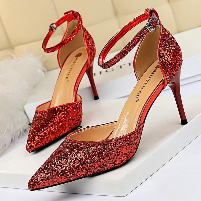 2021 Summer Sexy Women Sweet 7.5cm Fetish High Heels Nightclub Sandals Shallow Pointed Toe Metal Sandals Big Size Female Shoes, 7.5cm high heels
2021 Summer Sexy Women Sweet 7.5cm Fetish High Heels Nightclub Sandals Shallow Pointed Toe Metal Sandals Big Size Female Shoes, 7.5cm high heels