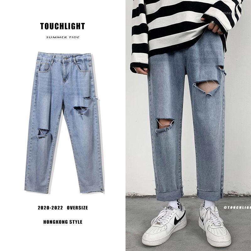 Summer Ripped Jeans Men's Fashion Casual Retro Straight Jeans Men Streetwear Wild Hip-hop Hole Denim Trousers Mens S-3XL1, Blue
Summer Ripped Jeans Men's Fashion Casual Retro Straight Jeans Men Streetwear Wild Hip-hop Hole Denim Trousers Mens S-3XL1, Blue