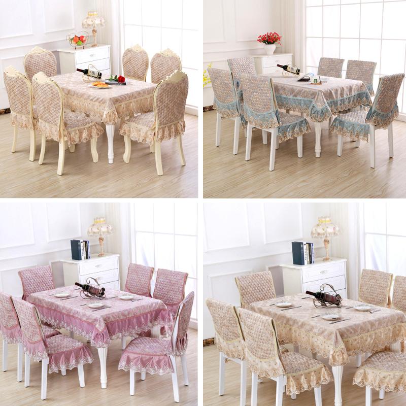 Luxury Linen dining tablecloth Chair cover set High quality lace wedding Non-slip table cloth Rectangular Round table cover G6
Luxury Linen dining tablecloth Chair cover set High quality lace wedding Non-slip table cloth Rectangular Round table cover G6
