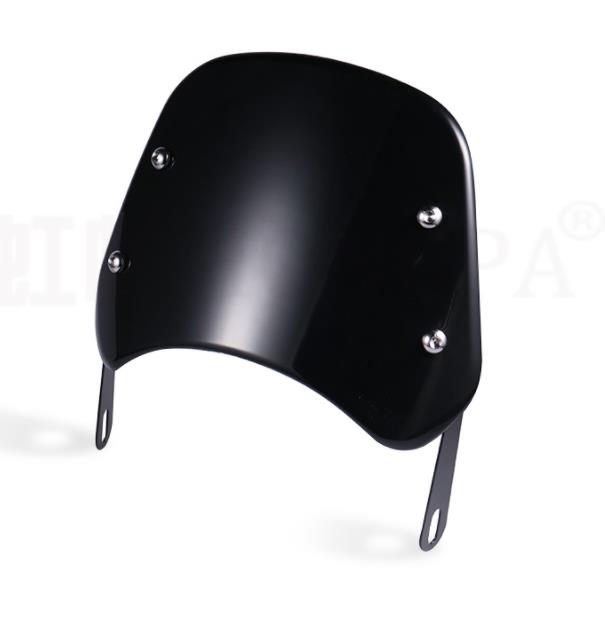 Motorcycle retro modified parts universal front windshield 5-7 inch modified headlight windshield HP-002B