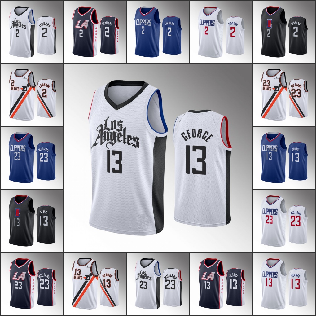 Men's Los Angeles Clippers Basketball Kawhi Leonard Paul George Lou Williams NBA 2020 Jersey, Black
Men's Los Angeles Clippers Basketball Kawhi Leonard Paul George Lou Williams NBA 2020 Jersey, Black