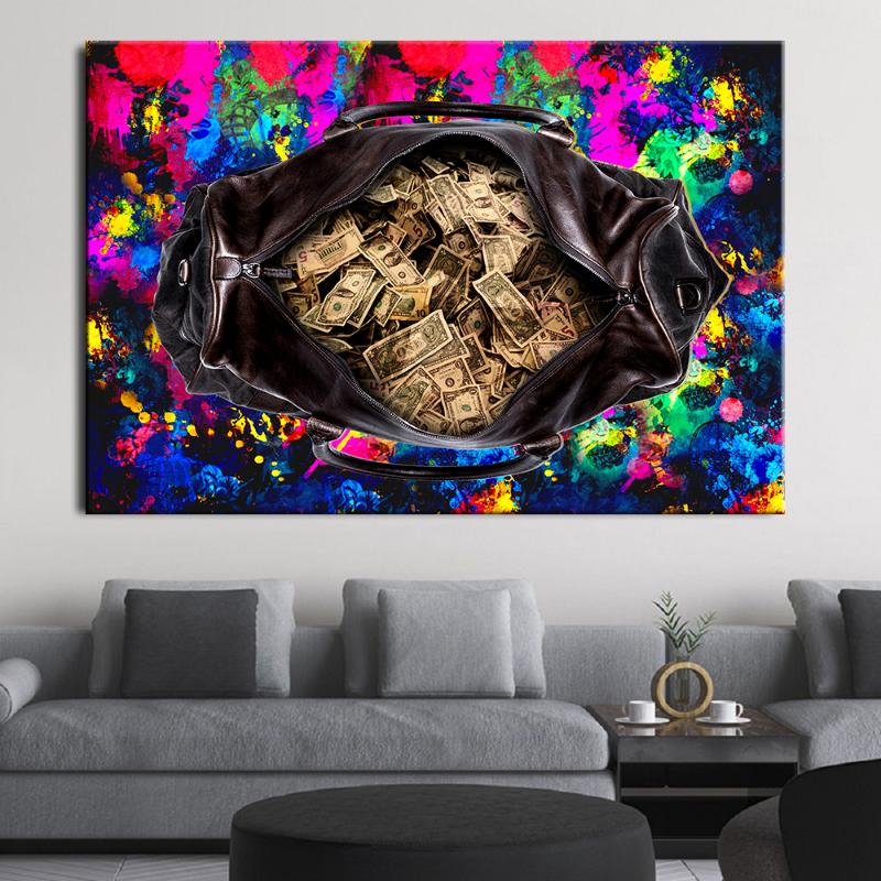 A Sack of Money Poster Wall Art Canvas Prints Painting Graffiti Money Dollar Modular Pictures Living Room Home Decoration
A Sack of Money Poster Wall Art Canvas Prints Painting Graffiti Money Dollar Modular Pictures Living Room Home Decoration