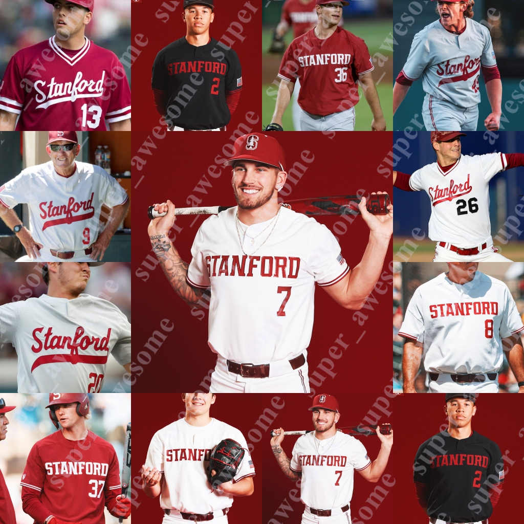 Stanford Baseball Jersey Brock Jones Eddie Park Carter Graham Brendan Kody Huff Beck Adam Crampton Braden Montgomery Jed Lowrie Nico Hoerner John Elway Mike Mussina, Red pullover
Stanford Baseball Jersey Brock Jones Eddie Park Carter Graham Brendan Kody Huff Beck Adam Crampton Braden Montgomery Jed Lowrie Nico Hoerner John Elway Mike Mussina, Red pullover