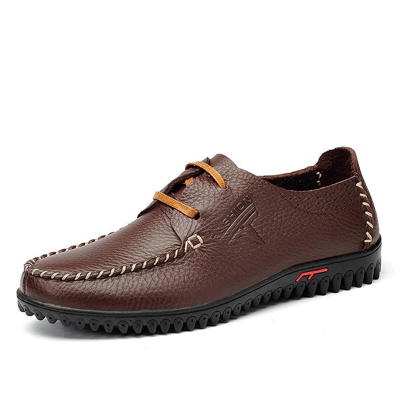 Top-grade cow leather loafer Hand made Small size men shoes Big size men leisure shoes Lace-up genuine leather men's flats zy344, Black
Top-grade cow leather loafer Hand made Small size men shoes Big size men leisure shoes Lace-up genuine leather men's flats zy344, Black
