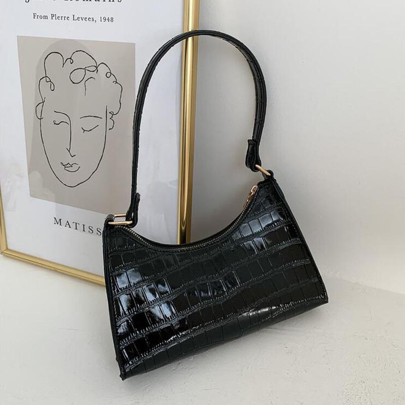 2021 Fashion Stone Pattern Shoulder Bag Soft Pu Leather Armpit Bags For Women Handbags Designer Ladies Hand Bags, Black
2021 Fashion Stone Pattern Shoulder Bag Soft Pu Leather Armpit Bags For Women Handbags Designer Ladies Hand Bags, Black