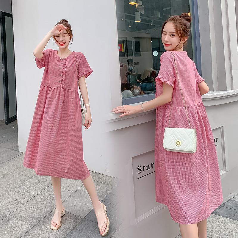 1855# 2021 Summer Korean Fashion Cotton Linen Maternity Long Dress Sweet Loose Clothes for Pregnant Women Lovely Pregnancy Dress, Red
1855# 2021 Summer Korean Fashion Cotton Linen Maternity Long Dress Sweet Loose Clothes for Pregnant Women Lovely Pregnancy Dress, Red