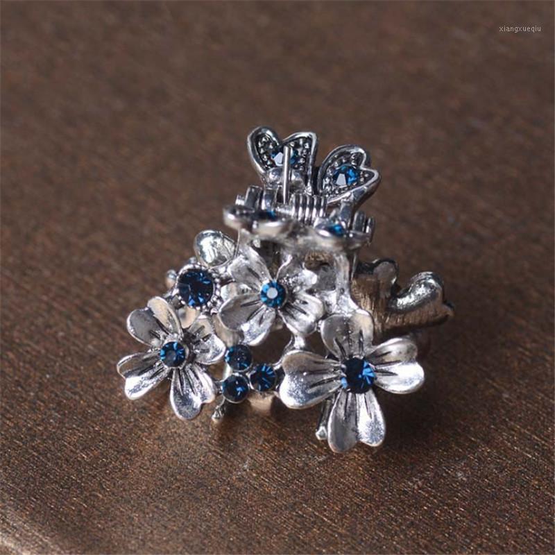 Vintage Hair Clip Crabs Blue Rhinestones Flowers Jewelry For Women Girls Retro Headwear Accessories Clips & Barrettes, Golden;silver
Vintage Hair Clip Crabs Blue Rhinestones Flowers Jewelry For Women Girls Retro Headwear Accessories Clips & Barrettes, Golden;silver