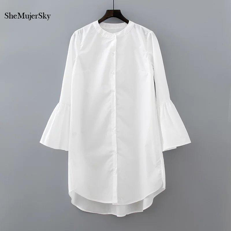 White Shirt Dress Summer 2020 Fashion Flare Sleeve Elegant Woman Dress Casual Clothing Vestidos
White Shirt Dress Summer 2020 Fashion Flare Sleeve Elegant Woman Dress Casual Clothing Vestidos