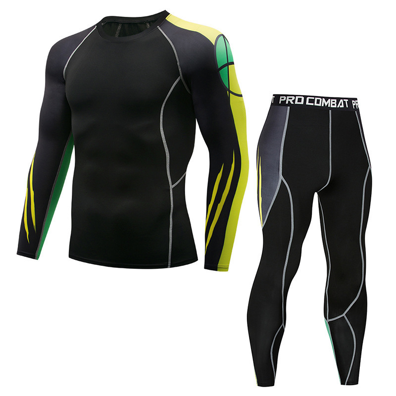 New Model Thermal Underwear Men Sets Compression Sweat Quick Drying Long Johns fitness bodybuilding shapers 201023