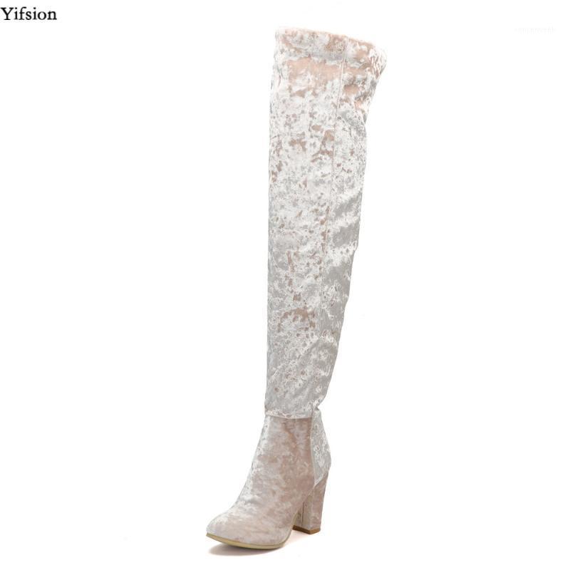 Olomm Women Winter Over The Knee Boots Comfort Square High Heels Silver Shoes Ladies Charm Round Toe Shoes Women US Size 4-151, D0281 silver
Olomm Women Winter Over The Knee Boots Comfort Square High Heels Silver Shoes Ladies Charm Round Toe Shoes Women US Size 4-151, D0281 silver