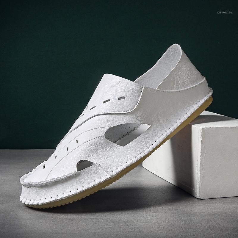 High Quality Genuine Leather Men's Sandals Summer Soft Shoes Beach Men's Sandals High Quality Slippers Zapatillas Hombre1, Black
High Quality Genuine Leather Men's Sandals Summer Soft Shoes Beach Men's Sandals High Quality Slippers Zapatillas Hombre1, Black