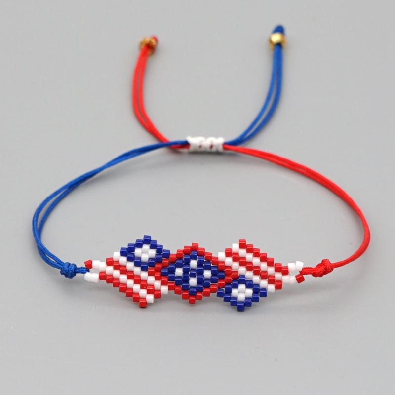 Charm Bracelets Go2Boho Miyuki For Women American Flag Jewelry Pulseras 2021 America Bracelet Trendy Handmade Bead Jewellery Gift
Charm Bracelets Go2Boho Miyuki For Women American Flag Jewelry Pulseras 2021 America Bracelet Trendy Handmade Bead Jewellery Gift