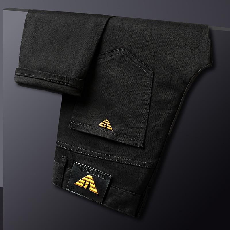 2021 New Black Men Slim Elastic Autumn Fashion Business Trousers Male Classic Cotton Jeans Denim Pants Ot7x
2021 New Black Men Slim Elastic Autumn Fashion Business Trousers Male Classic Cotton Jeans Denim Pants Ot7x