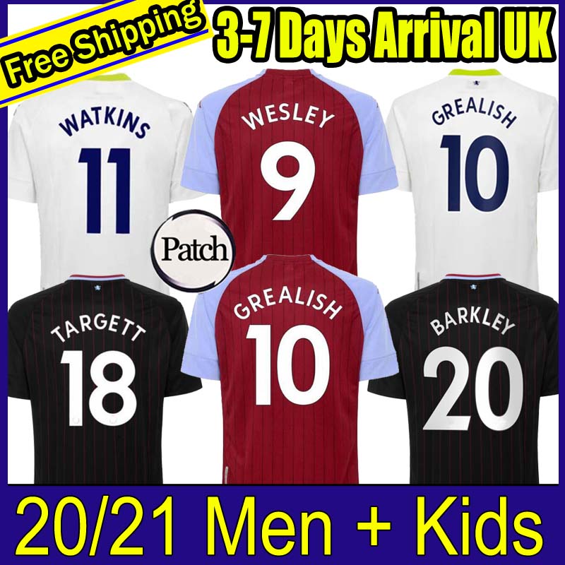 Aston Villa soccer jersey 20 21 WATKINS M. TREZEGUET GREALISH WESLEY DAVIS 2020 2021 Football Shirt Men + kids kit uniforms, Black;yellow
Aston Villa soccer jersey 20 21 WATKINS M. TREZEGUET GREALISH WESLEY DAVIS 2020 2021 Football Shirt Men + kids kit uniforms, Black;yellow