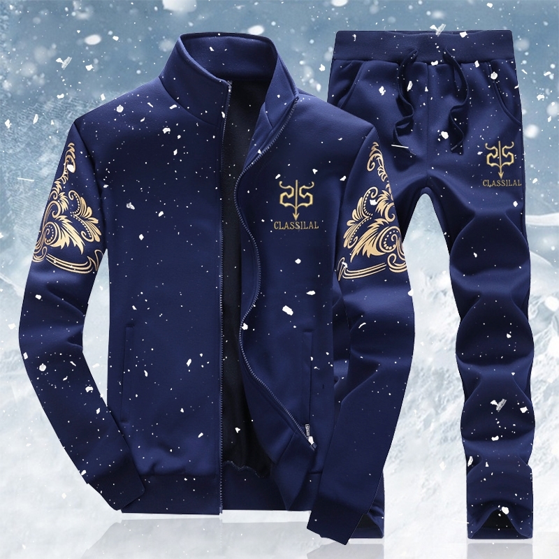 Men Tracksuit Outwear Set Autumn Male Sporting Fitness Sweatshirts Sweatpants Sets Man Winter Fleece Warm Jacket Pants Suit 201118, Em075 black
Men Tracksuit Outwear Set Autumn Male Sporting Fitness Sweatshirts Sweatpants Sets Man Winter Fleece Warm Jacket Pants Suit 201118, Em075 black