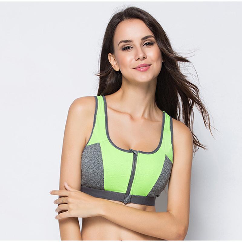 Women Sports Bra High Impact Zip Front Fitness Gym Running Adjustable Tops Plus Size Push Up Seamless Vest1, Black
Women Sports Bra High Impact Zip Front Fitness Gym Running Adjustable Tops Plus Size Push Up Seamless Vest1, Black