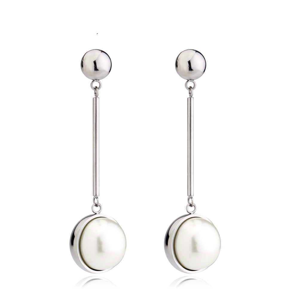 VAROLE Imitation Shell Pearl Dangle Earrings Rose Gold Color Long Drop Earrings For Women Engagement Wedding Jewelry Brincos
VAROLE Imitation Shell Pearl Dangle Earrings Rose Gold Color Long Drop Earrings For Women Engagement Wedding Jewelry Brincos
