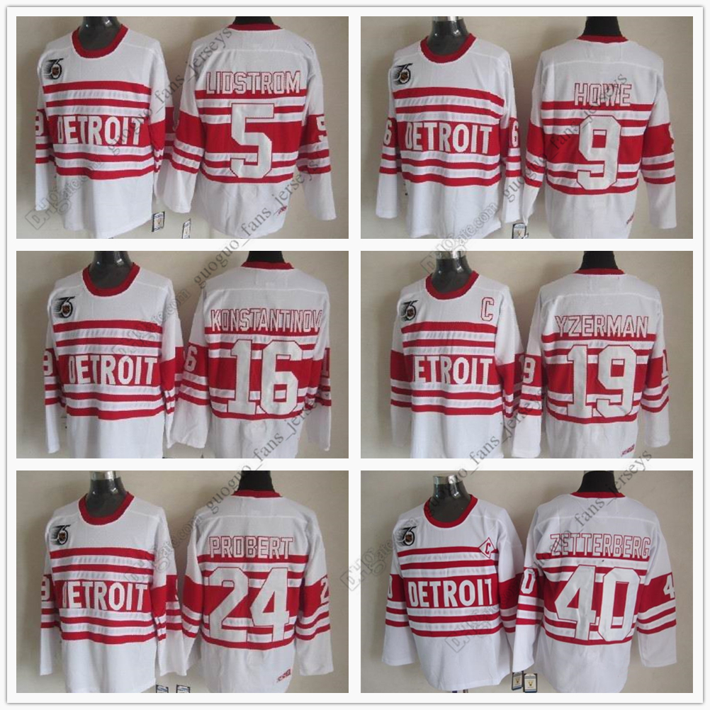 Vintage Ice Hockey Jerseys 5 Nicklas Lidstrom 9 Gordie Howe Vladimir Konstantinov Steve Yzerman Chris Chelios Henrik Zetterberg Sergei Fedorov High Quality Jersey, Picture
Vintage Ice Hockey Jerseys 5 Nicklas Lidstrom 9 Gordie Howe Vladimir Konstantinov Steve Yzerman Chris Chelios Henrik Zetterberg Sergei Fedorov High Quality Jersey, Picture