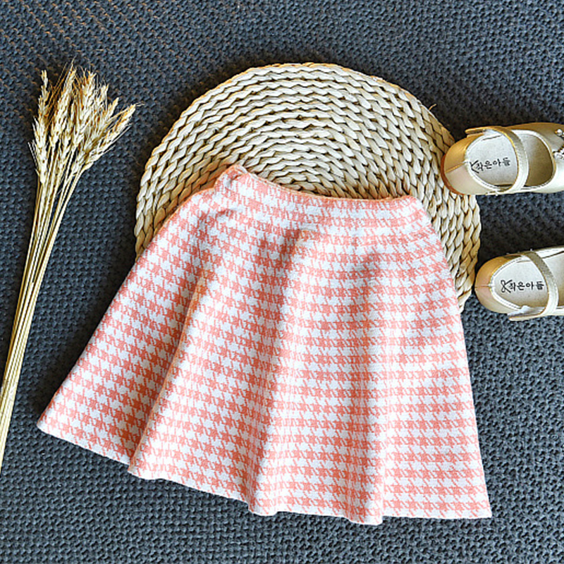 Children Clothing 2020 Autumn Winter Girls Clothes Sets Plaid Knitting Sweater+Skirt Suit Fashion Kids Clothes 2 3 4 5 6 Years Y1107