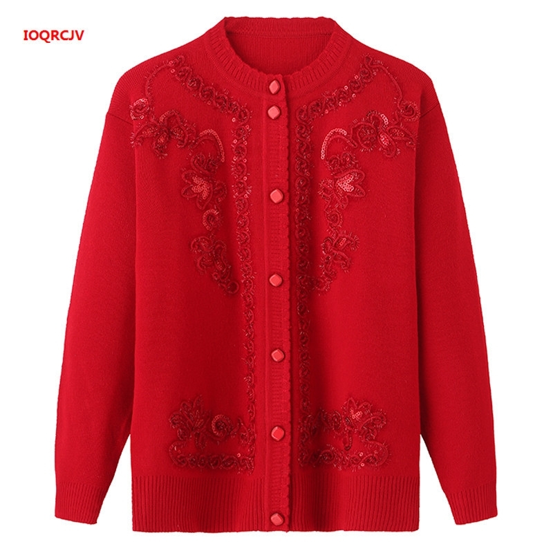 Women Cardigan Sweater Spring Autumn Middle Aged Mother Long Sleeves Knitted Coat Grandma Cardigans Tops Plus Size 4XL 1014 Y200720, Purple
Women Cardigan Sweater Spring Autumn Middle Aged Mother Long Sleeves Knitted Coat Grandma Cardigans Tops Plus Size 4XL 1014 Y200720, Purple