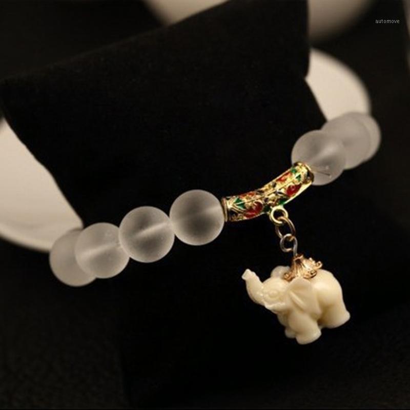 Fashion Matting Natural Crystal Bracelets Stretch Elephant Bracelet for Women Bring Good Luck and Wealth Birthday Gift EIG881
Fashion Matting Natural Crystal Bracelets Stretch Elephant Bracelet for Women Bring Good Luck and Wealth Birthday Gift EIG881
